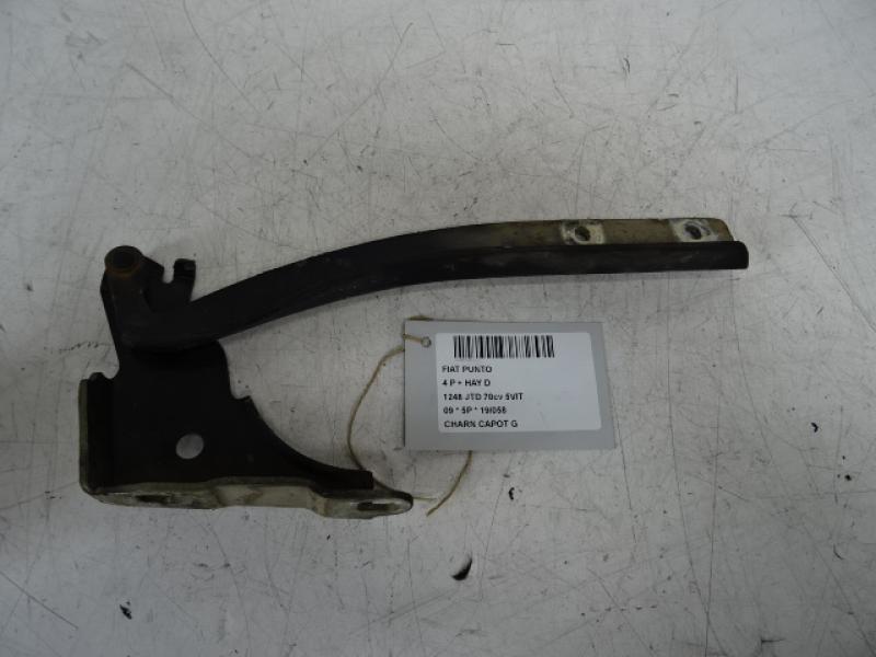 CHARNIERE DE CAPOT GAUCHE Fiat PUNTO 7/03 - 12