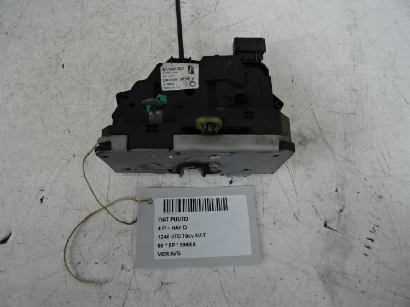 VERGRENDELING VOOR LINKS Fiat PUNTO 7/03 - 12