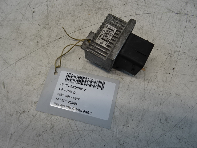 GLOEIRELAIS Dacia SANDERO 9/12 - 16
