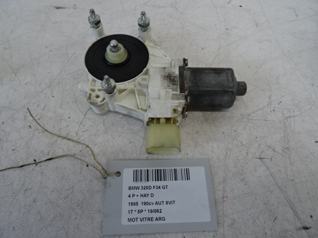 MOTEUR DE VITRE DE PORTE ARRIERE GAUCHE Bmw 3 GT F34 05/13 - 19