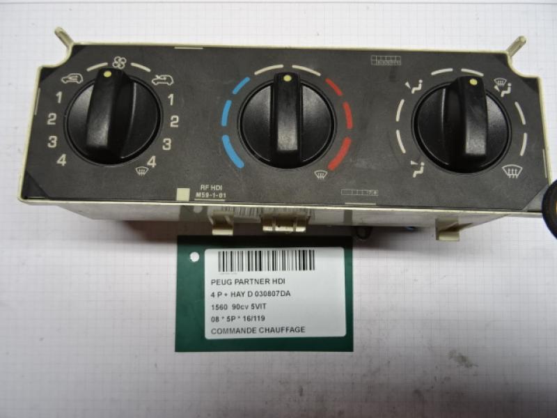 HEIZUNG SCHALTER Peugeot PARTNER - 09