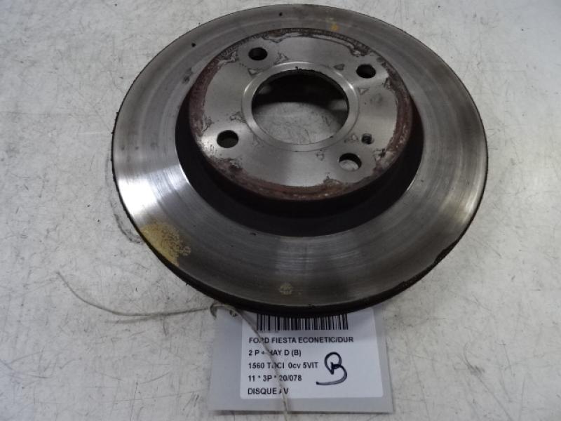 FRONT BRAKE DISC Ford FIESTA 11/08 - 13