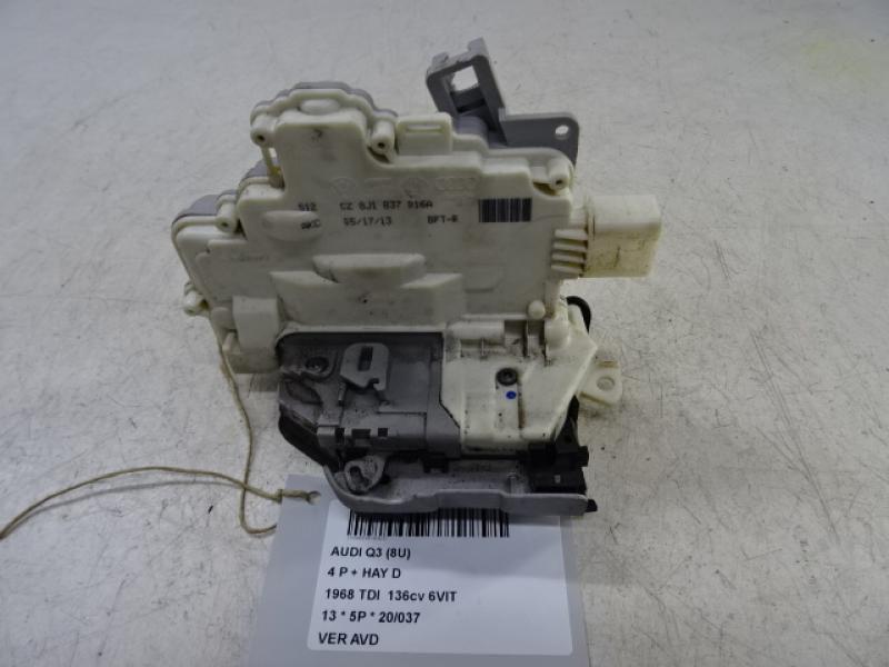 VERGRENDELING VOOR RECHTS Audi Q3 06/11 - 15