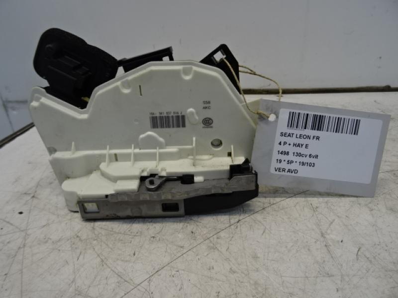 VERGRENDELING VOOR RECHTS Seat LEON (3) (5F) FaceLift 1/17 - 5/20