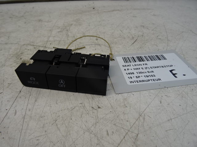 SCHAKELAAR Seat LEON (3) (5F) FaceLift 1/17 - 5/20