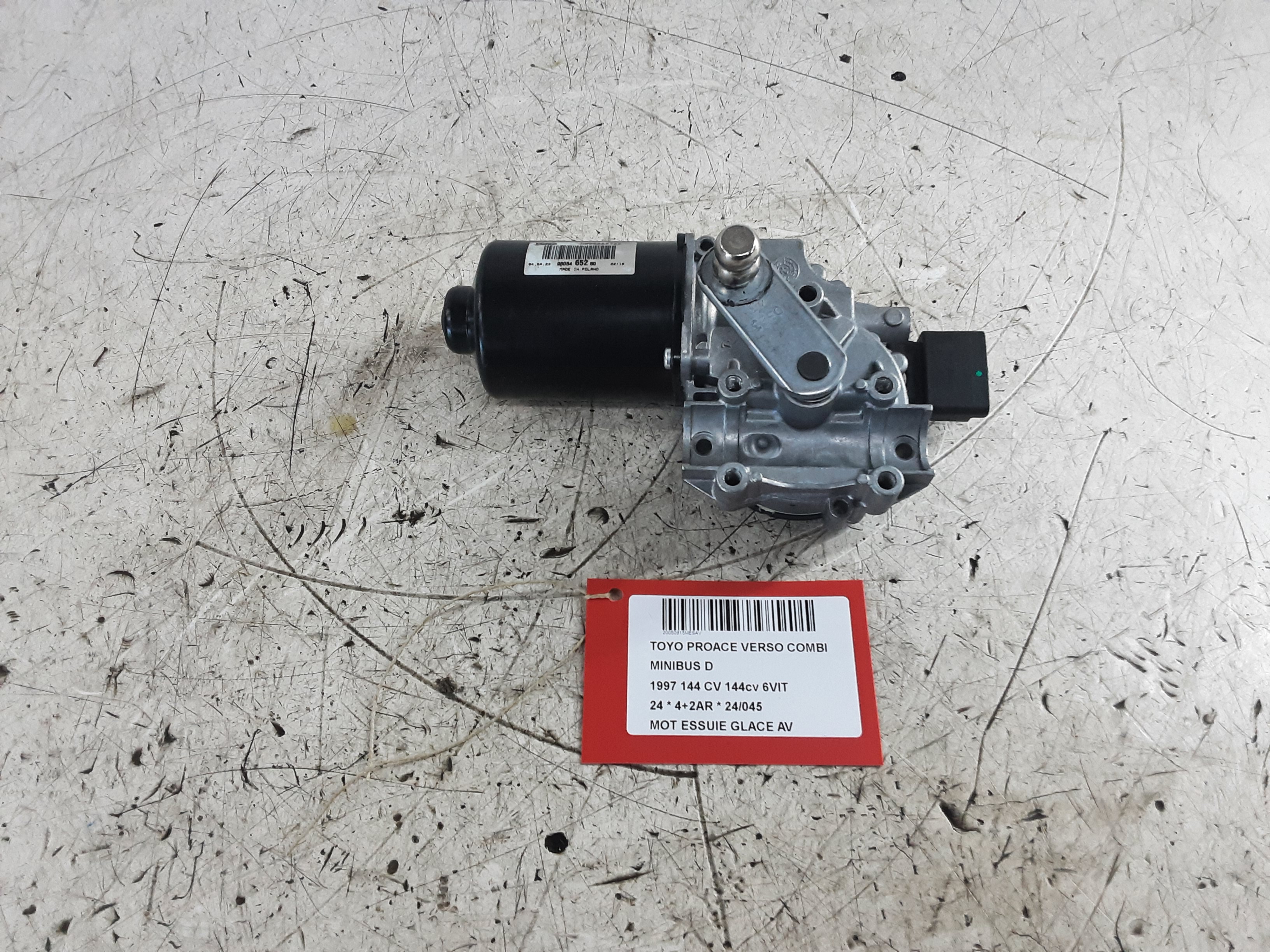 MOTEUR D&#039;ESSUIE-GLACE AVANT Toyota PROACE 16+