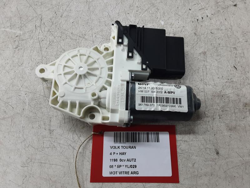 MOTEUR DE VITRE DE PORTE ARRIERE GAUCHE Vw TOURAN 07 - 08/10