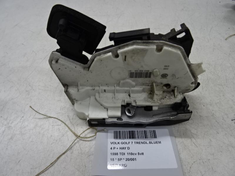 VERGRENDELING ACHTER RECHTS Vw GOLF VII 11/12 - 17