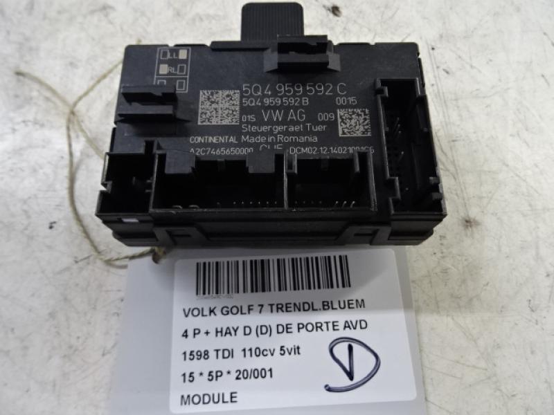 MODULE Vw GOLF VII 11/12 - 17