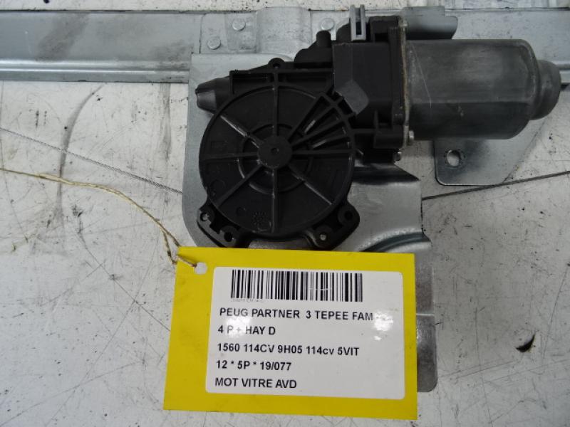 MOTOR RUITMECHANISME VOOR RECHTS Peugeot PARTNER 08 - 18