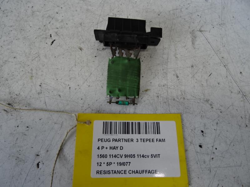 HEIZUNG WIDERSTAND Peugeot PARTNER 08 - 18