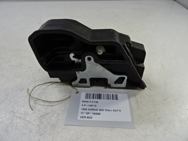 VERROUILLAGE DE PORTE AVANT DROITE Bmw X4 F26 04/14 &gt; 18