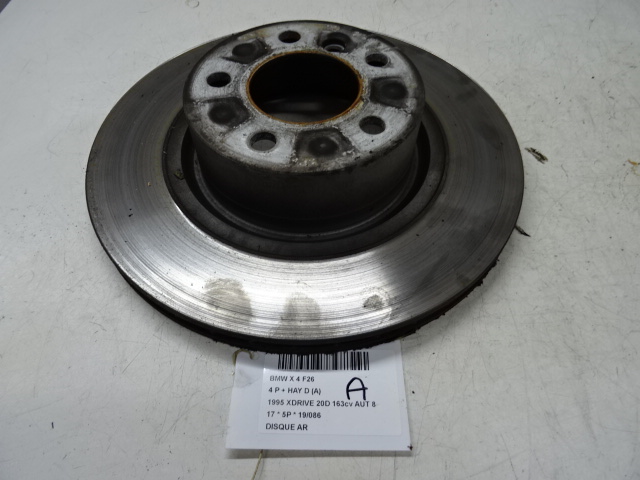 DISQUE ARRIERE Bmw X4 F26 04/14 &gt; 18