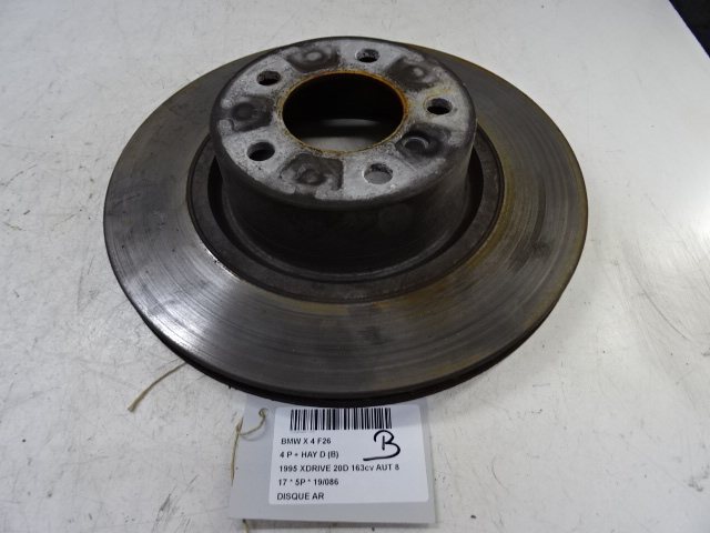 DISQUE ARRIERE Bmw X4 F26 04/14 &gt; 18