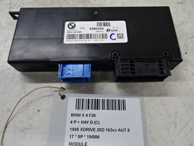 MODULE Bmw X4 F26 04/14 &gt; 18