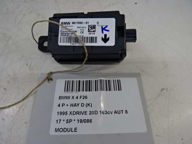 MODULE Bmw X4 F26 04/14 &gt; 18