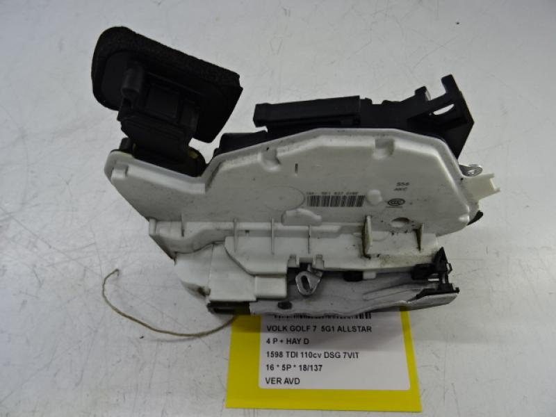 VERROUILLAGE DE PORTE AVANT DROITE Vw GOLF VII 11/12 - 17
