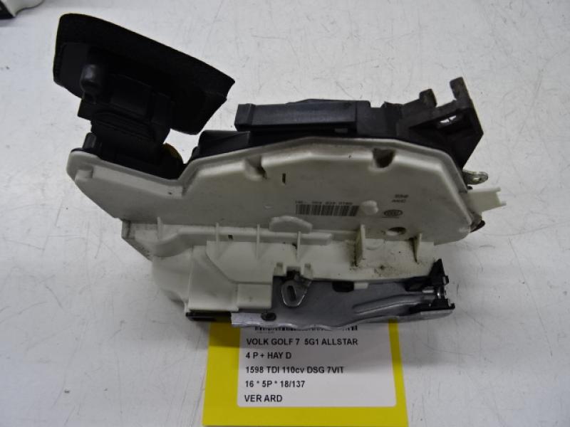 VERGRENDELING ACHTER RECHTS Vw GOLF VII 11/12 - 17