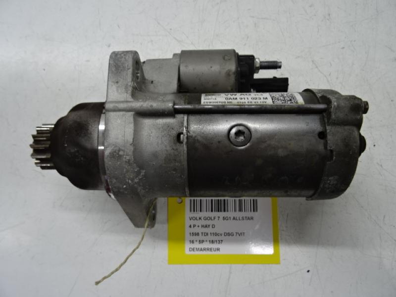 ANLASSER Vw GOLF VII 11/12 - 17