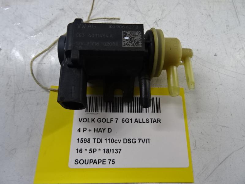 SOUPAPE 75 Vw GOLF VII 11/12 - 17
