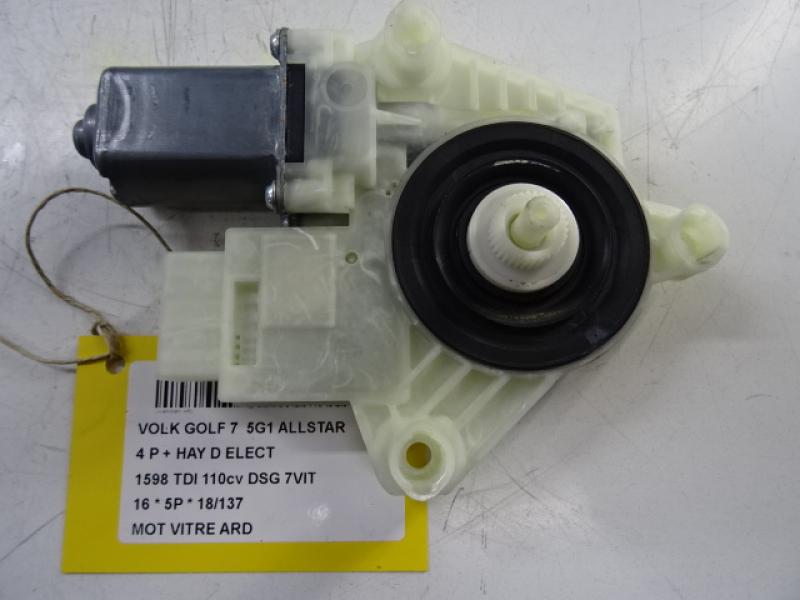 MOTOR RUITMECHANISME ACHTER RECHTS Vw GOLF VII 11/12 - 17