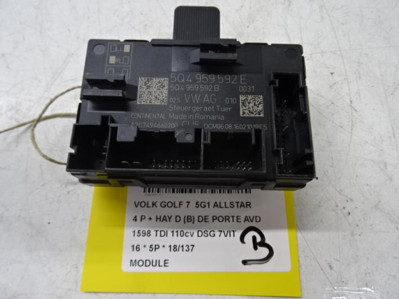 MODULE Vw GOLF VII 11/12 - 17