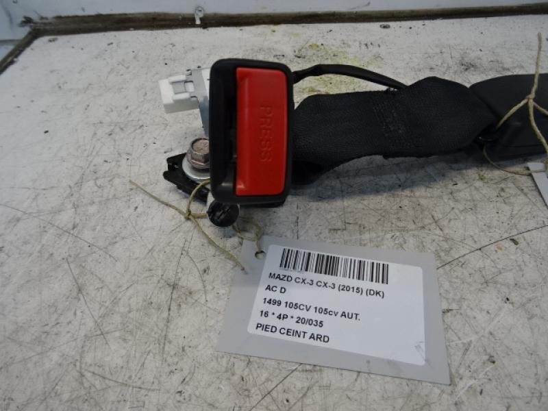 VEILIGHEIDSGORDEL VOET ACHTER RECHTS Mazda CX-3 02/15 - 2/18
