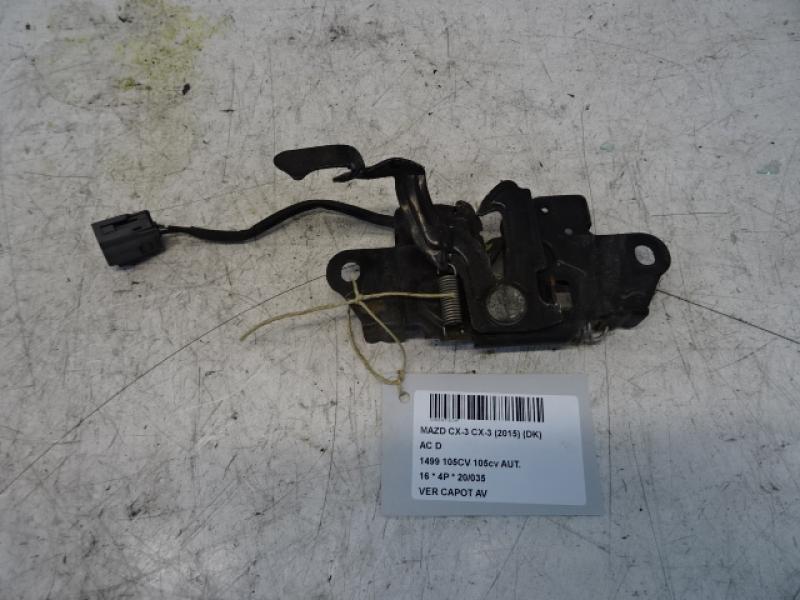 VERGRENDELING MOTORKAP Mazda CX-3 02/15 - 2/18