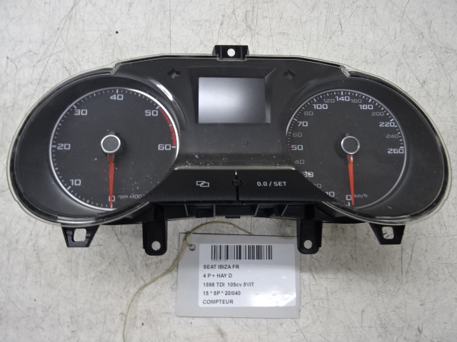 COMPTEUR Seat IBIZA MK4 (6J) 4/12 - 7/2015