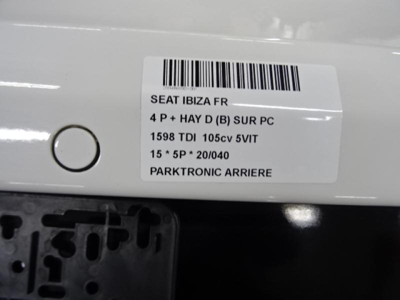 PARKEERSENSOREN ACHTER Seat IBIZA MK4 (6J) 4/12 - 7/2015