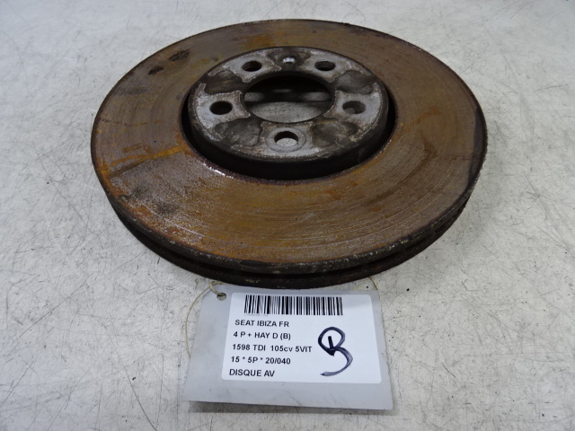 DISQUE AVANT Seat IBIZA MK4 (6J) 4/12 - 7/2015