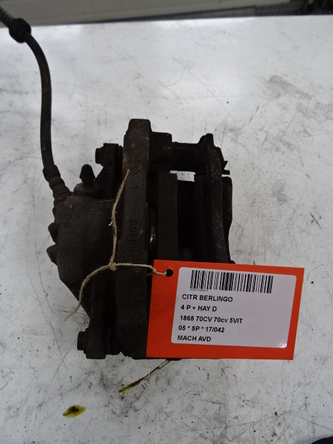 REMKLAUW VOOR RECHTS Citroen BERLINGO 96 - 09