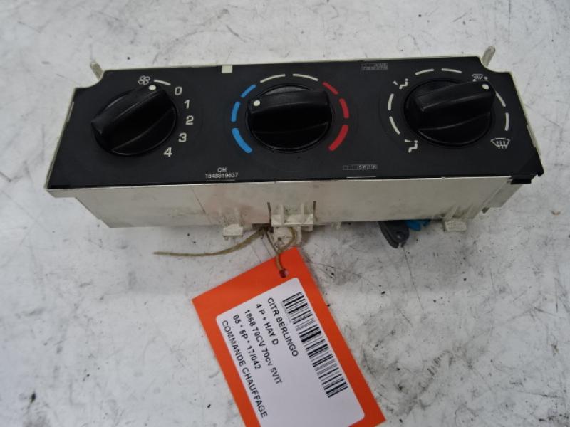 HEATER SWITCH Citroen BERLINGO 96 - 09