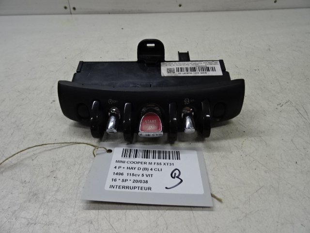 INTERRUPTEUR Mini F55 5-portes : 07/14 &gt;