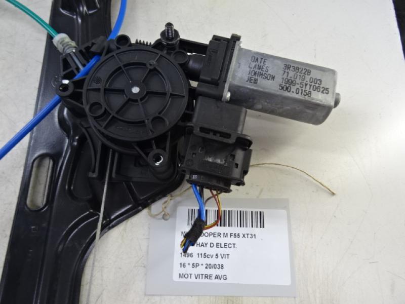 MOTEUR DE VITRE DE PORTE AVANT GAUCHE Mini F55 5-portes : 07/14 - 3/21