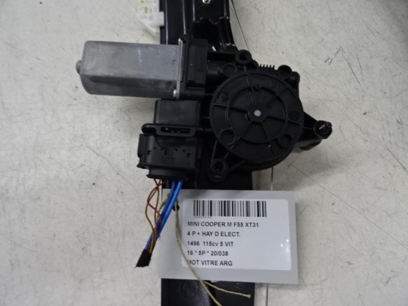 MOTEUR DE VITRE DE PORTE ARRIERE GAUCHE Mini F55 5-portes : 07/14 - 3/21