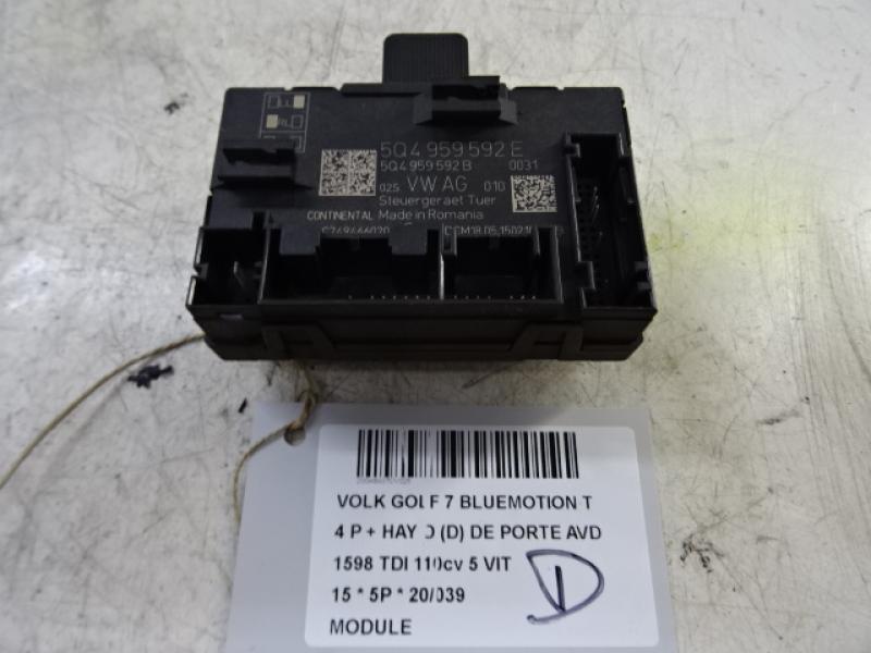 MODULE Vw GOLF VII 11/12 - 17