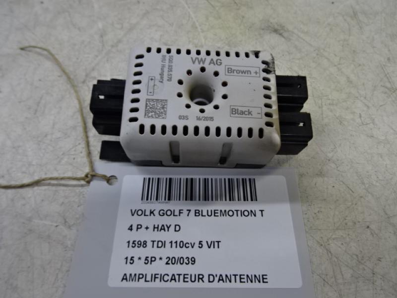 AMPLIFICATEUR D'ANTENNE Vw GOLF VII 11/12 - 17