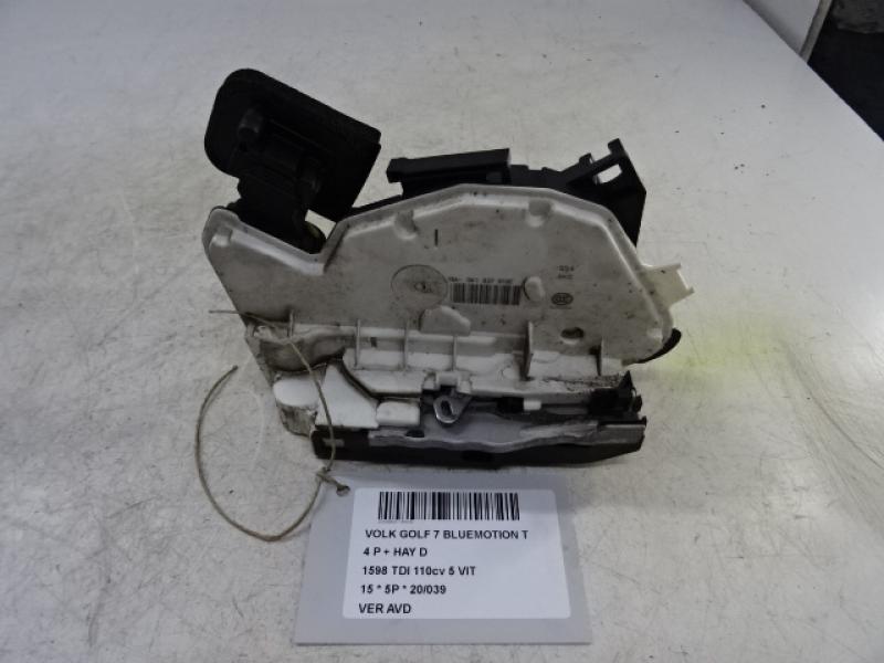 VERROUILLAGE DE PORTE AVANT DROITE Vw GOLF VII 11/12 - 17