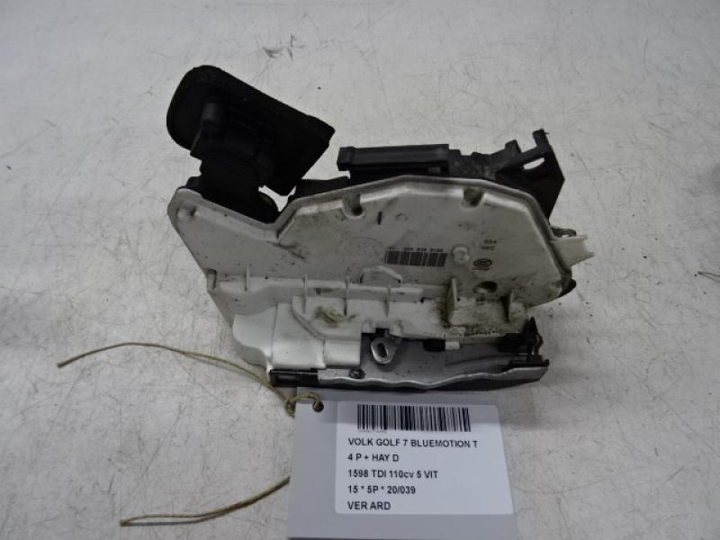 VERGRENDELING ACHTER RECHTS Vw GOLF VII 11/12 - 17