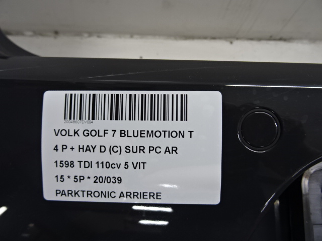 PARKTRONIC ARRIERE Vw GOLF VII 11/12 - 17
