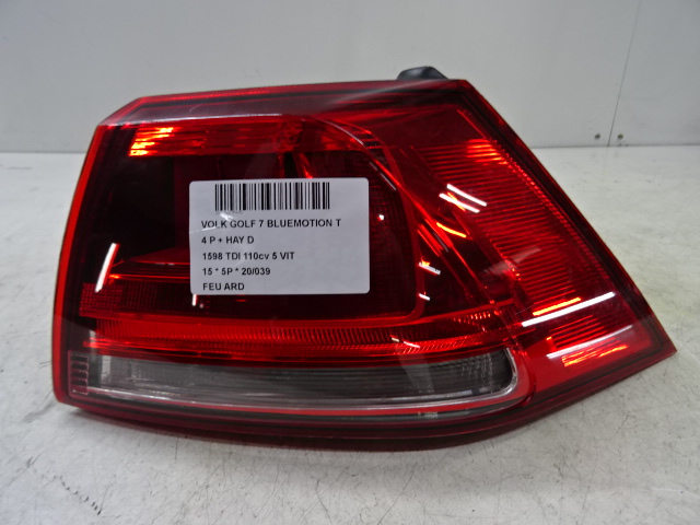 ACHTERLICHT RECHTS Vw GOLF VII 11/12 - 17