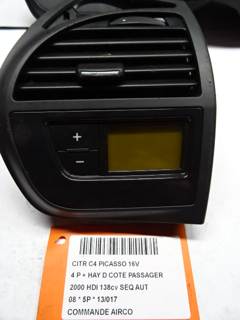 BEDIENINGSPANEEL AIRCO Citroen C4 PICASSO 02/07 - 13