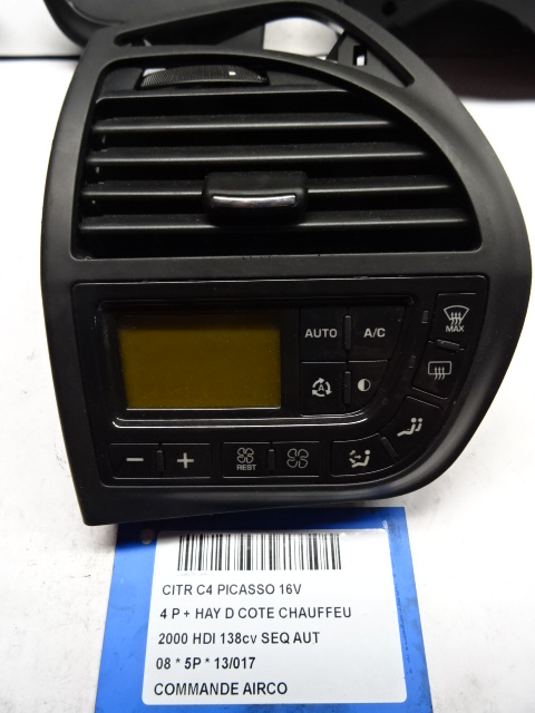 BEDIENINGSPANEEL AIRCO Citroen C4 PICASSO 02/07 - 13
