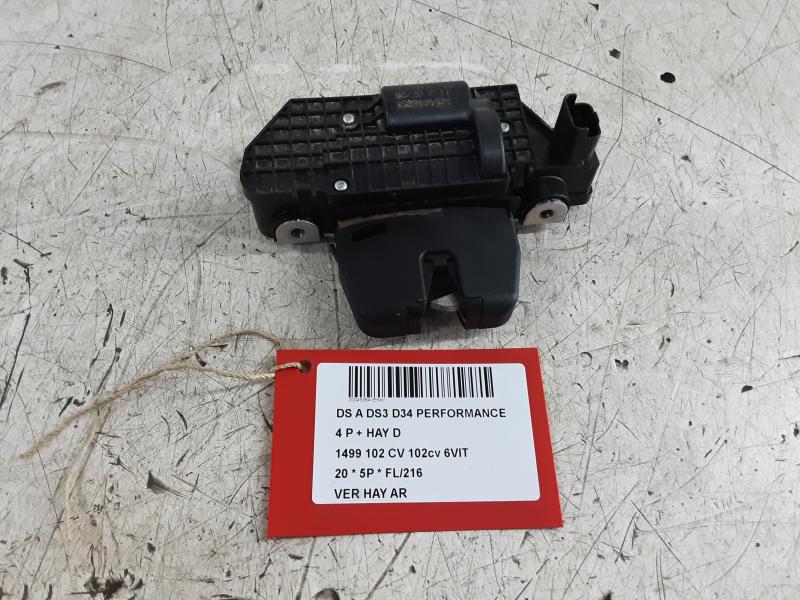 VERROUILLAGE DE HAYON ARRIERE Ds DS3 Crossback 18+