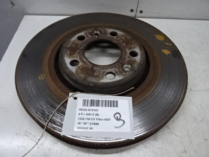REMSCHIJF VOOR Renault SCENIC 9/16+