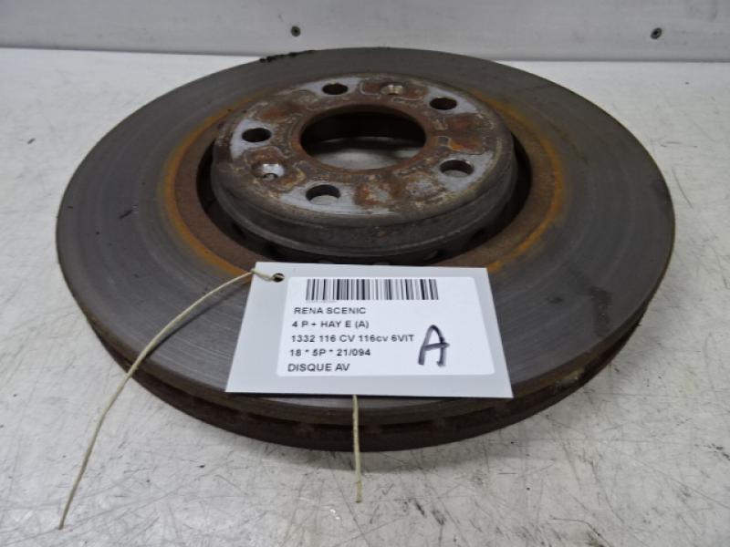 REMSCHIJF VOOR Renault SCENIC 9/16+