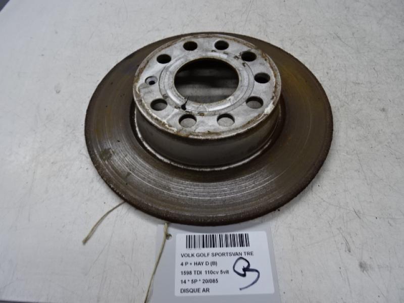 BREMSSCHEIBE HINTEN Vw GOLF SPORTSVAN 5/14 - 10/17