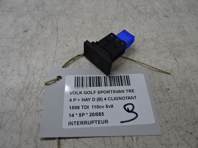 SCHAKELAAR Vw GOLF SPORTSVAN 5/14 - 10/17