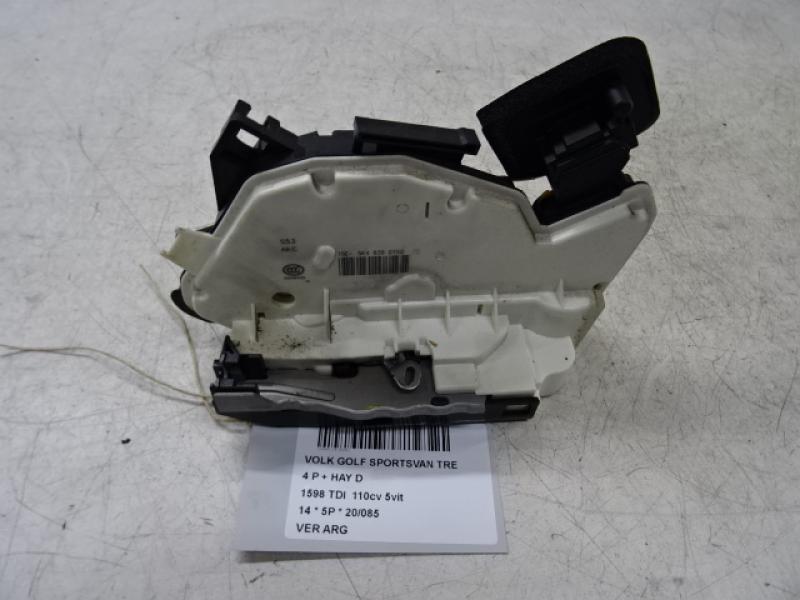 VERGRENDELING ACHTER LINKS Vw GOLF SPORTSVAN 5/14 - 10/17